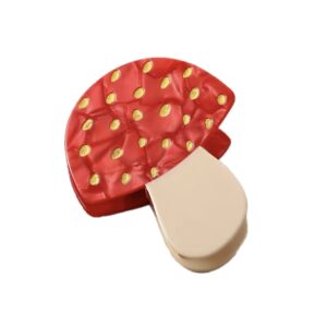 Mushroom Hair Clip