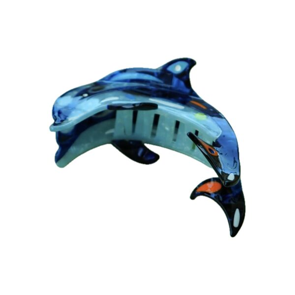 Happy Dolphin Catch Hair Clip - Image 3