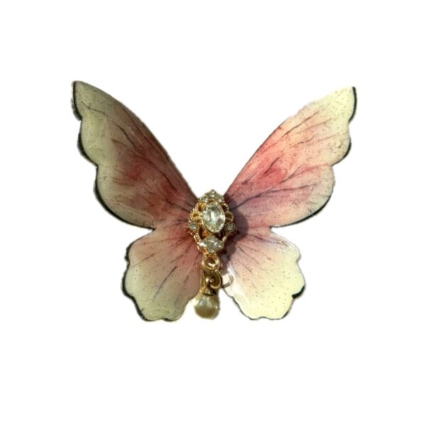 Butterfly Pink Diamond Small Claw