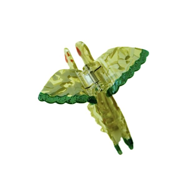 Mottled Yellow Bird Hair clip - Image 2