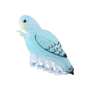 Light Blue Parrot Hair Clip