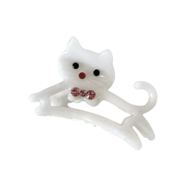 White Diamond Cat Hair Clip