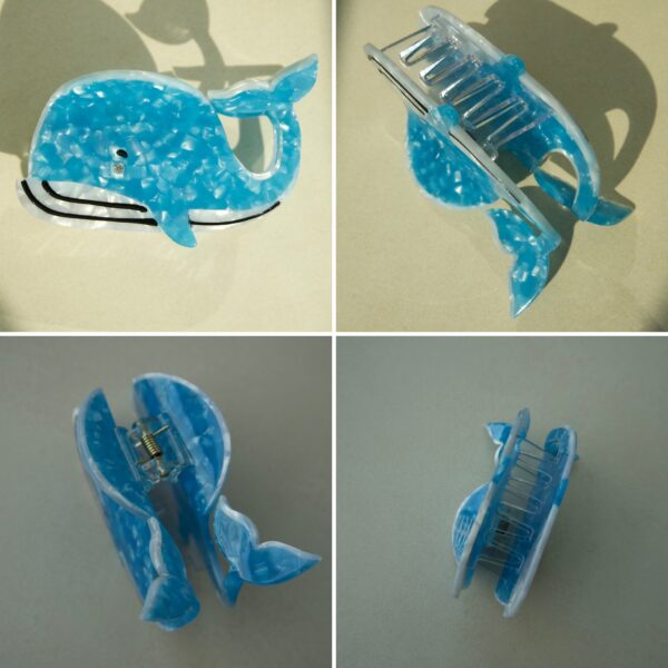 Blue Dolphin Hair Clip - Image 2