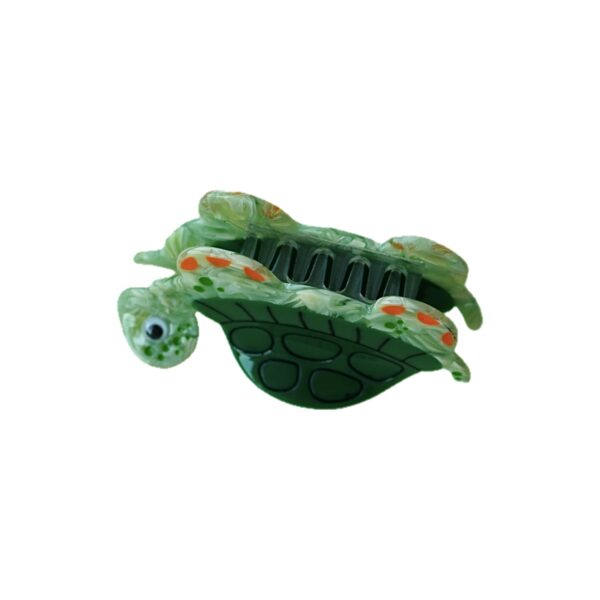 Green Turtle Hair Clip - Image 3