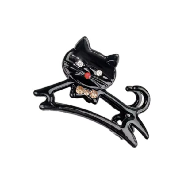 Black Diamond Cat Hair Clip