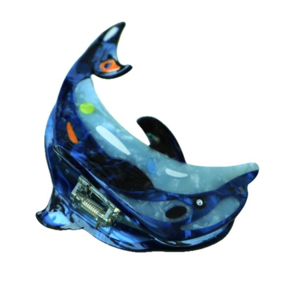 Happy Dolphin Catch Hair Clip - Image 2