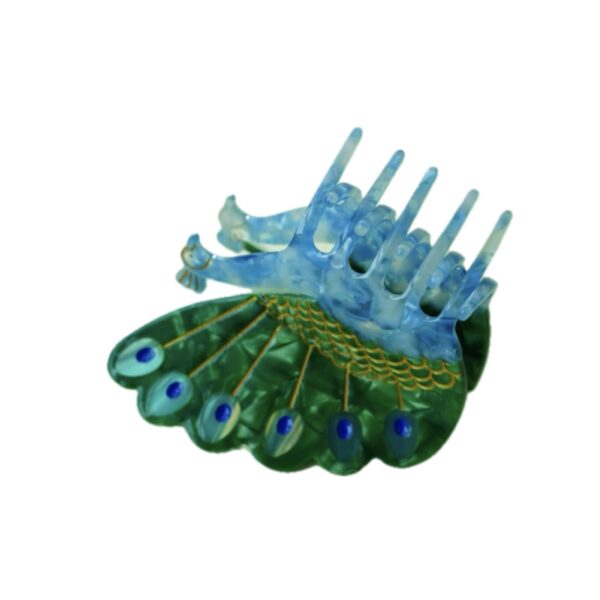 Peacock Hair Clip - Image 3