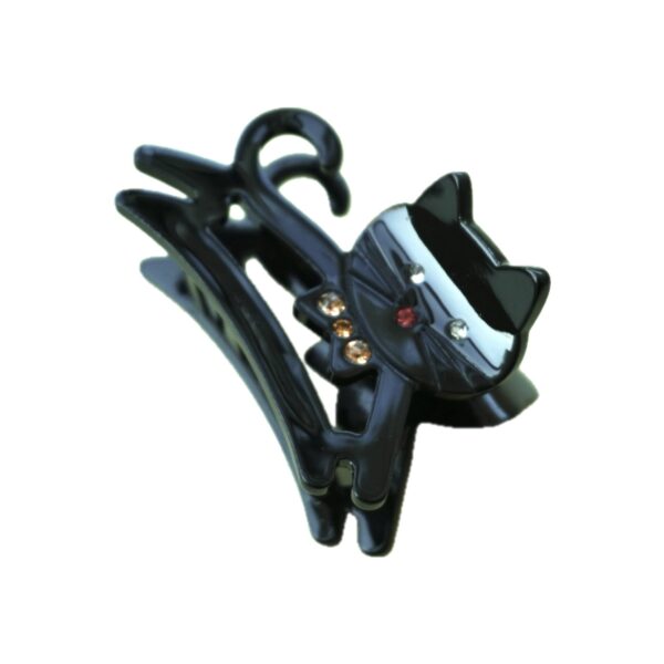 Black Diamond Cat Hair Clip - Image 2