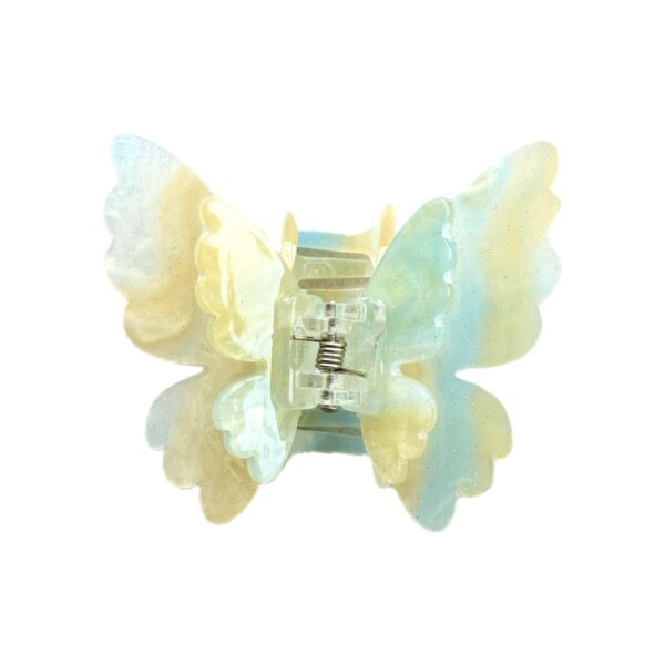 Butterfly Yellow Blue Hair Clip