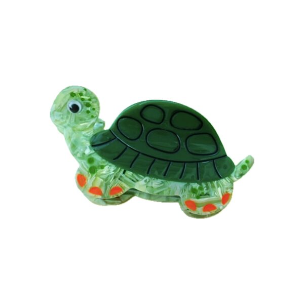 Green Turtle Hair Clip