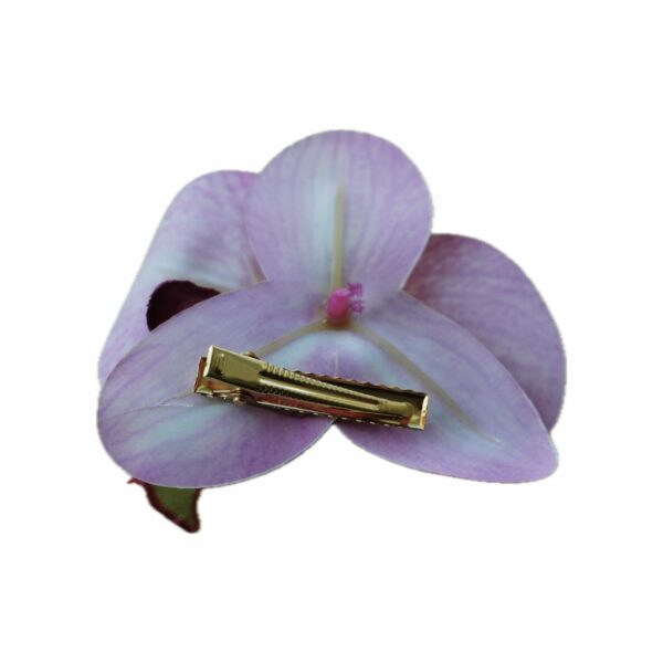 Orchid Flower Hair Clip Pink - Image 2