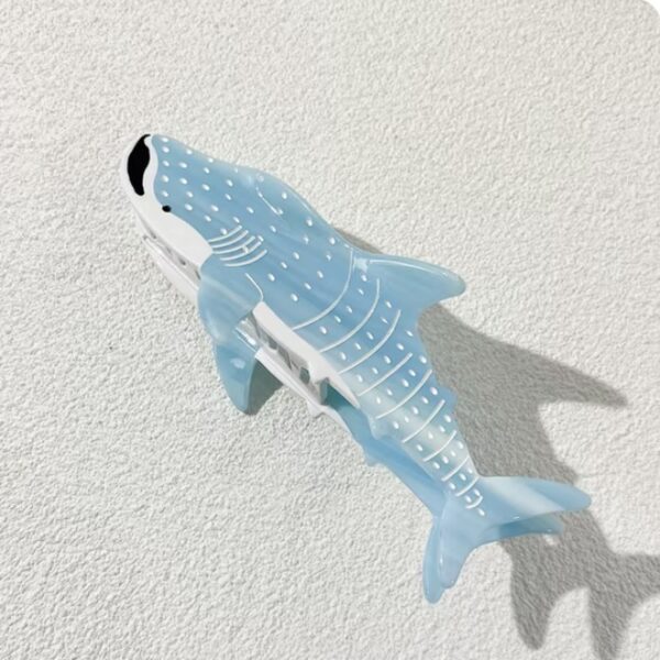 Cyan Shark Hair Clip - Image 4