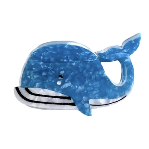 Blue Dolphin Hair Clip