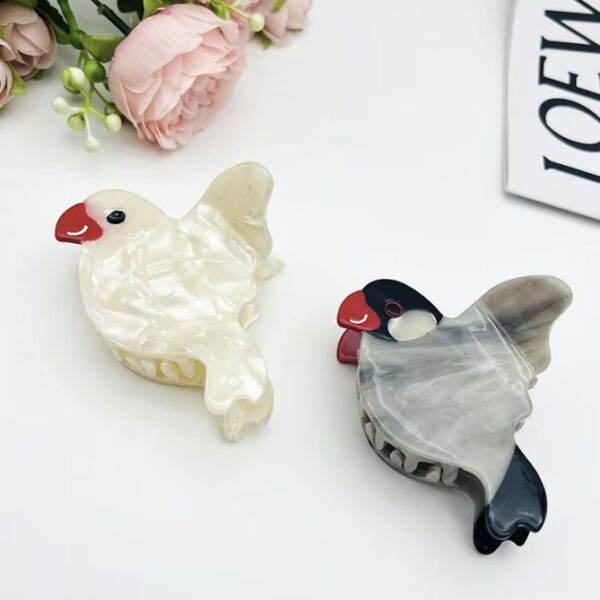 White Bird Hair Clip - Image 2