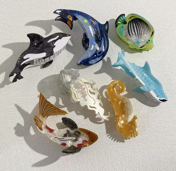 Colorful Koi Hair Clip - Image 3