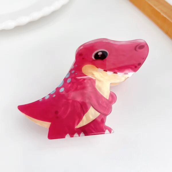Pink Dragon Kids Hair Clip - Image 2