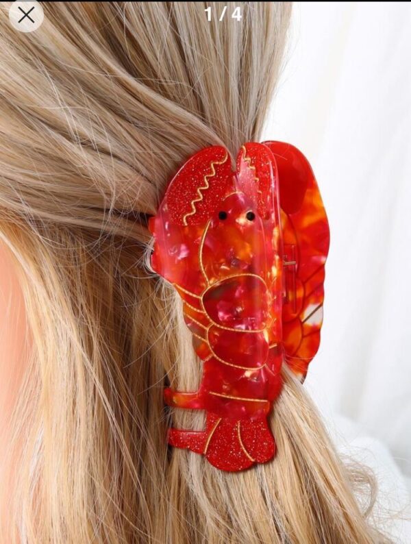 Lobster Crab Hair Clip - Image 2