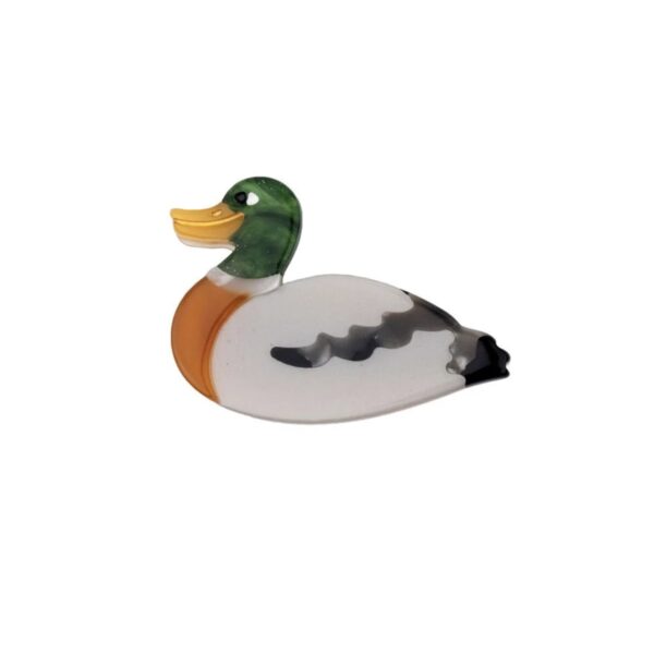 Mandarin Mini Duck Hair Claw