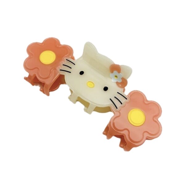 Hello Kitty Orange Hair Clip