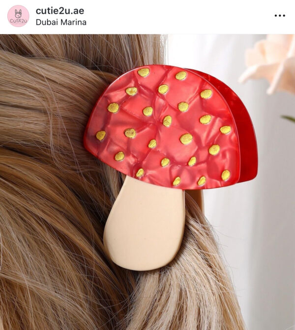 Mushroom Hair Clip - Image 2