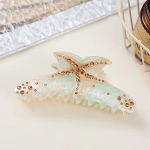 Starfish Light Yellow Hair Clip